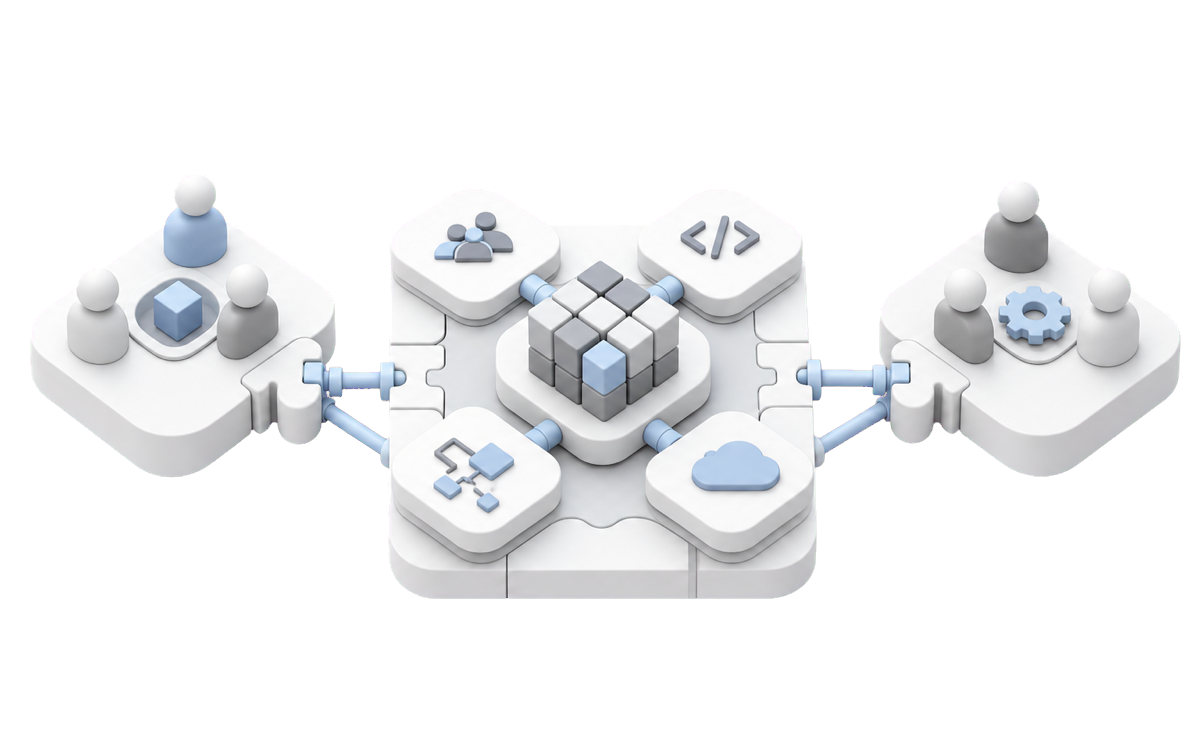 Isometric illustration for When an embedded software engineering team beats another hiring cycle